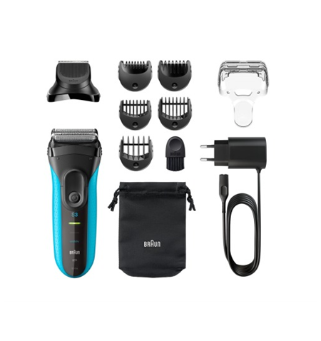 Braun Shaver with trimmer Series 3 Shave&Style 3010BT Cordless, Charging time 1 h, Operating time 45 min, Wet use, NiMH, Number 
