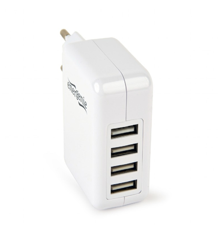 Gembird Universal USB charger EG-U4AC-02 White