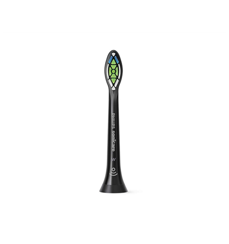 Philips Toothbrush replacement HX6064/11 Heads, For adults, Number of brush heads included 4, Black