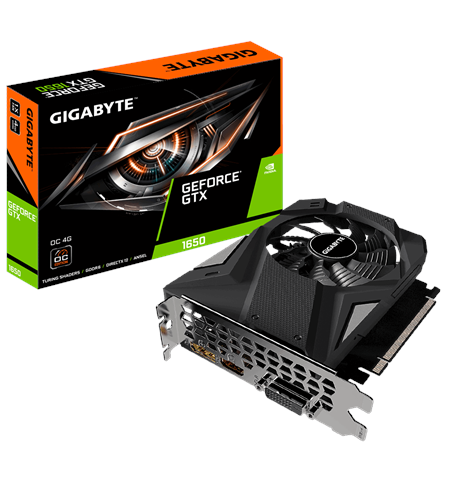 Gigabyte GV-N1656OC-4GD NVIDIA, 4 GB, GeForce GTX 1650, GDDR6, PCI-E 3.0 x 16, Processor frequency 1635 MHz, DVI-D ports quantit