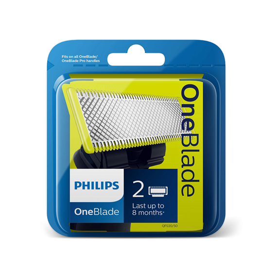 Philips QP220/50 Wet use, Number of shaver heads/blades 2, Green/ black
