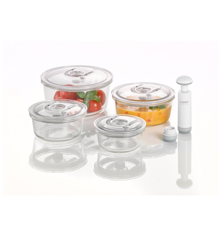 Caso Vacuum freshness containers round 01187 Set of 4