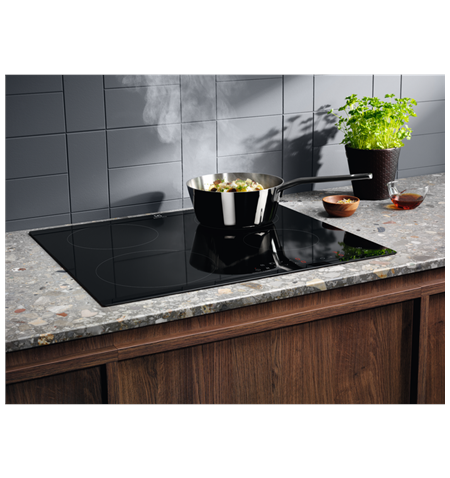 Electrolux SLIM-FIT Hob LIR60433 Induction, Number of burners/cooking zones 4, Touch control, Timer, Black, Display