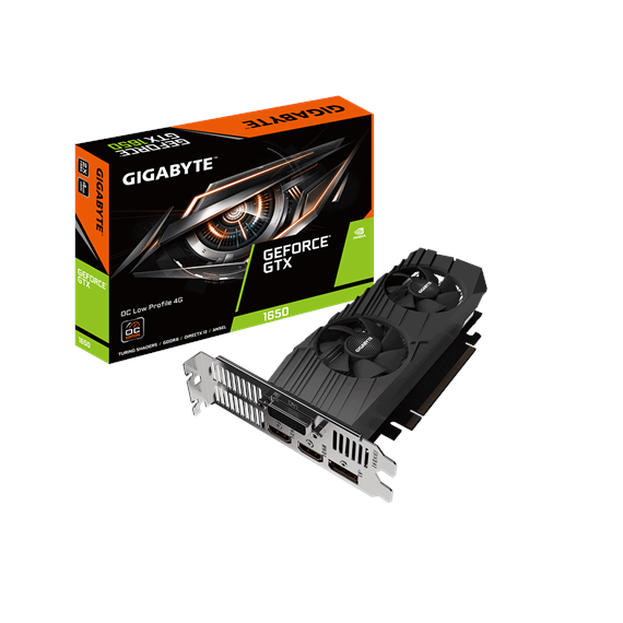Graphics Card|GIGABYTE|NVIDIA GeForce GTX 1650|4 GB|128 bit|PCIE 3.0 16x|GDDR6|Memory 12000 MHz|GPU 1620 MHz|Dual Slot Fansink|1