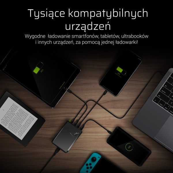 Green Cell CHARGC01 mobile device charger Black Indoor
