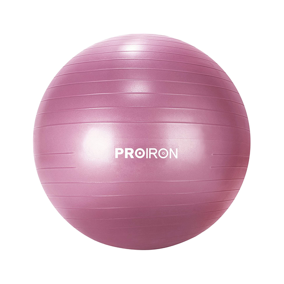 PROIRON Exercise Yoga Ball Balance Ball, Diameter: 75 cm, Thickness: 2 mm, Red, PVC