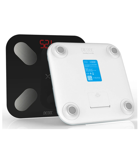 PICOOC Smart Digital scale Mini V2 Maximum weight (capacity) 150 kg, Body Mass Index (BMI) measuring, White