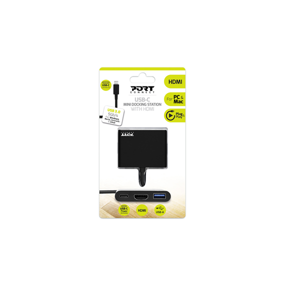 PORT DESIGNS USB-C mini Docking station