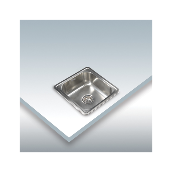CATA Sink CSS 1 Undermount, Square, Number of bowls 1, Stainless steel, Stainless steel