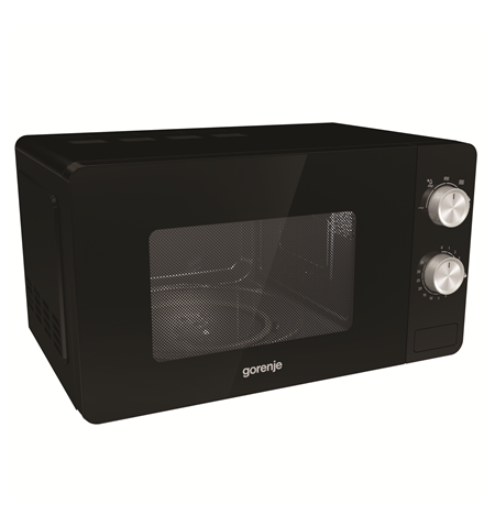 Gorenje Microwave oven MO20E1B Free standing, 20 L, 800 W, Black