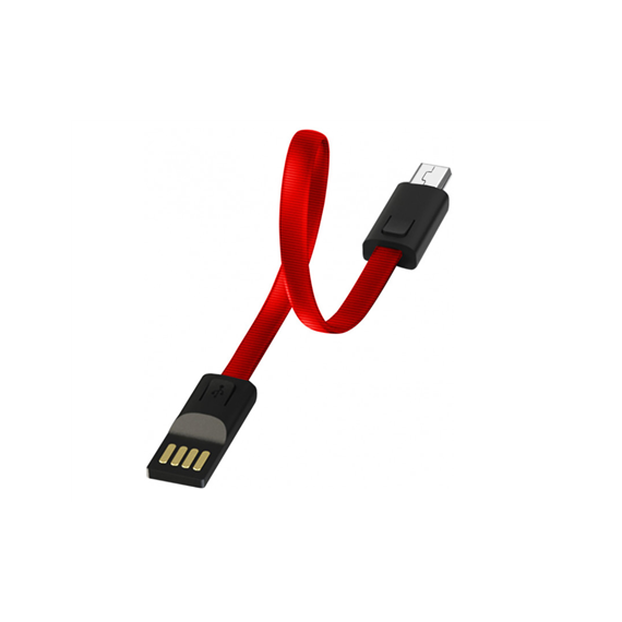 ColorWay Data Cable USB - MicroUSB (dongle) 0.22 m, Red, 2.4 A
