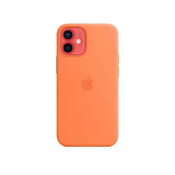Apple iPhone 12 mini Silicone Case with MagSafe Silicone Case with MagSafe, Apple, iPhone 12 mini, Silicone, Kumquat