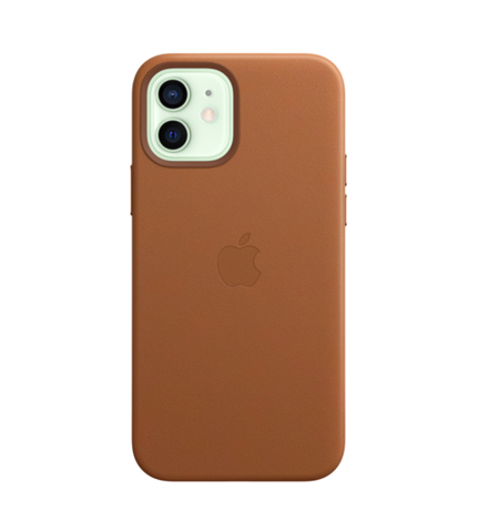Apple iPhone 12 | 12 Pro Leather Case with MagSafe Saddle Brown