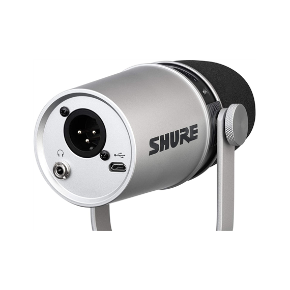 Shure MV7 Podcast Microphone , Silver