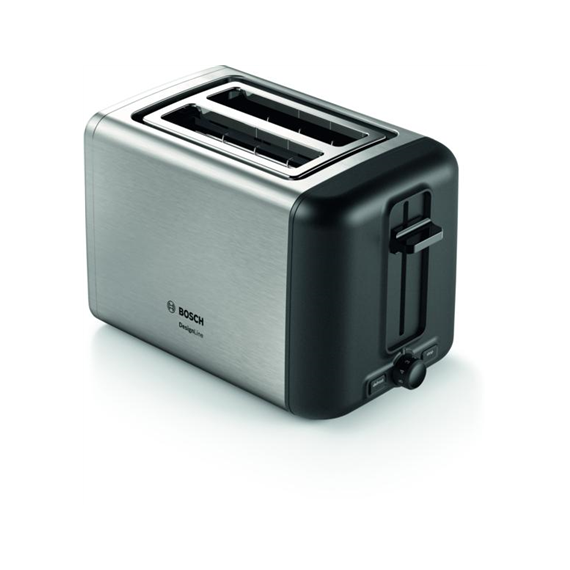 Bosch Toaster DesignLine TAT5P420 Power 970 W, Number of slots 2, Housing material Stainless steel, Stainless steel