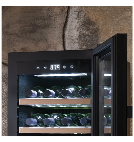 Caso Smart Wine Cooler WineExclusive 38 Energy efficiency class G, Free standing, Bottles capacity Up to 38 bottles, Cooling typ