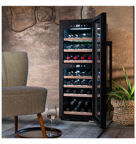 Caso Smart Wine Cooler WineExclusive 38 Energy efficiency class G, Free standing, Bottles capacity Up to 38 bottles, Cooling typ