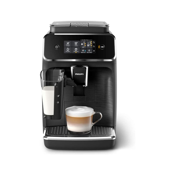Philips Series 2200 Coffee Machine EP2232/40	 Pump pressure 15 bar, Built-in milk frother, Fully Automatic, 1500 W, Black