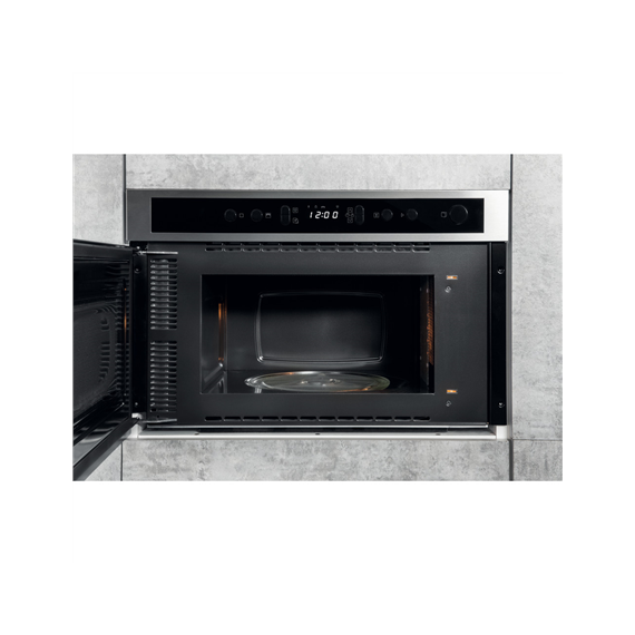 Hotpoint Multifunction  Microwave oven MN 512 IX HA Built-in, 22 L, 750 W, Stainless steel/Black