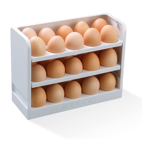 Ecost prekė po grąžinimo, Kiaušinių laikiklis šaldytuvui, sukraunama kiaušinių laikymo talpykla šald
