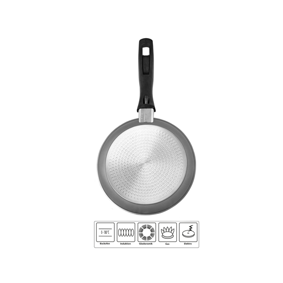 Stoneline Pan 6840 Frying, Diameter 20 cm, Suitable for induction hob, Fixed handle, Anthracite