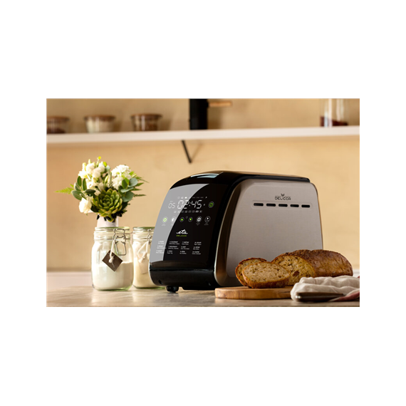 ETA Bread maker Delicca II ETA714990030 Power 850 W, Number of programs 12, Display Yes, Black/Stainless steel