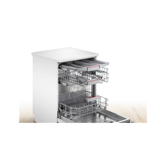 Bosch Dishwasher SMS4HVW33E Free standing, Width 60 cm, Number of place settings 13, Number of programs 6, Energy efficiency cla