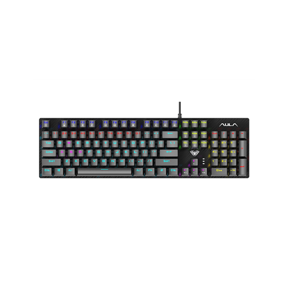 Aula Retribution Mechanical Keyboard, Wired, EN, BLUE switch, USB, Black
