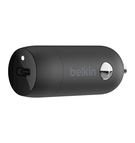 Belkin 20W USB-C PD Car Charger + USB-C to Lightning Cable BOOST CHARGE Black