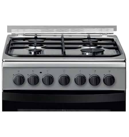 INDESIT Cooker IS5G5PHX/E Hob type  Gas, Oven type Electric, Stainless steel, Width 50 cm, Grilling, 60 L, Depth 60 cm