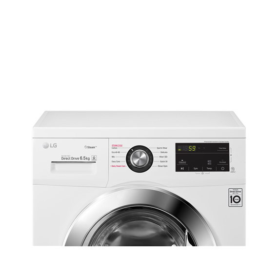 LG Washing machine F2J3WY5WE Energy efficiency class E, Front loading, Washing capacity 6.5 kg, 1200 RPM, Depth 44 cm, Width 60 