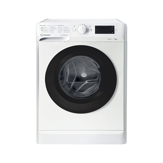 INDESIT Washing machine MTWE 71252 WK EE Energy efficiency class E, Front loading, Washing capacity 7 kg, 1200 RPM, Depth 54 cm,