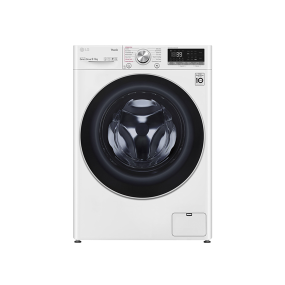 LG Washing Machine With Dryer F4DV709S1E Energy efficiency class A, Front loading, Washing capacity 9 kg, 1400 RPM, Depth 56.5 c