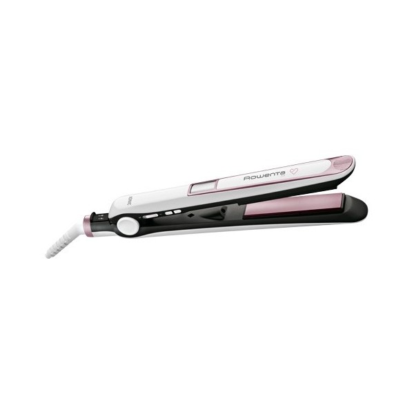 Rowenta SF7460 hair styling tool Straightening iron Warm Pink, White 1.8 m