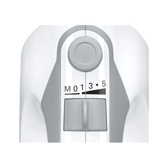 Bosch Mixer ErgoMixx MFQ36400  Hand Mixer, 450 W, Number of speeds 5, Turbo mode, White/Grey