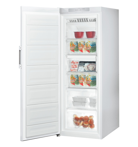 INDESIT Freezer UI6 F1T W1 Energy efficiency class F, Upright, Free standing, Height 167  cm, Total net capacity 233 L, White