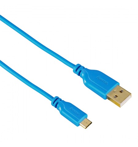 HAMA Flexi-Slim Micro USB gold-p blue