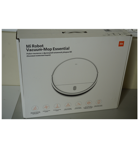 SALE OUT. Xiaomi Mi Robot Vacuum-Mop Essential White Xiaomi Vacuum Cleaner Mop Essential Wet&Dry, Operating time (max) 90 min, L