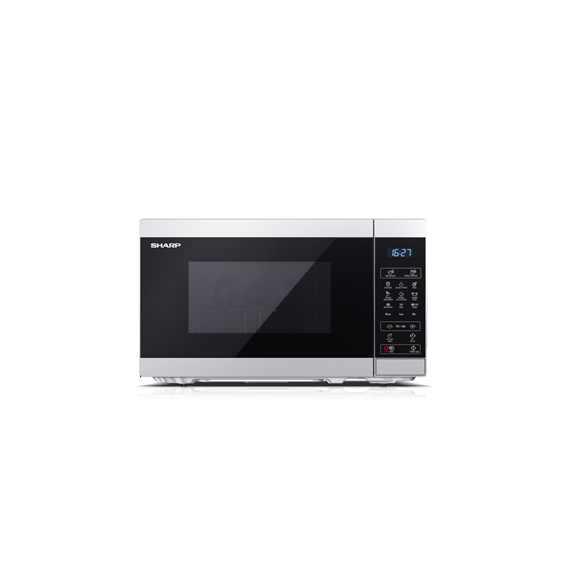 Sharp Microwave Oven  YC-MG02E-S  Free standing, 20 L, 800 W, Grill,  Silver