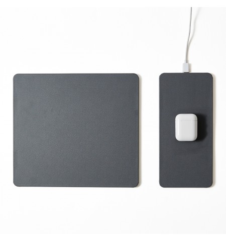 Splitted mouse pad with high-speed charging POUT HANDS 3 SPLIT dust gray