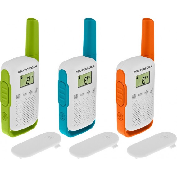 Motorola TALKABOUT T42 two-way radio 16 channels Blue,Green,Orange,White