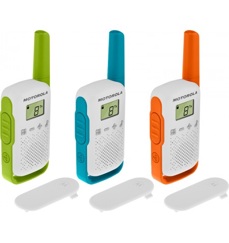 Motorola TALKABOUT T42 two-way radio 16 channels Blue,Green,Orange,White
