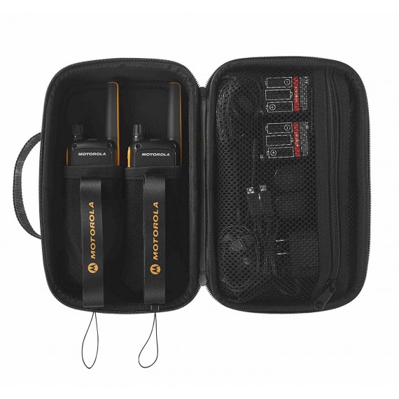 Motorola Talkabout T82 Extreme Twin Pack two-way radio 16 channels Black,Orange