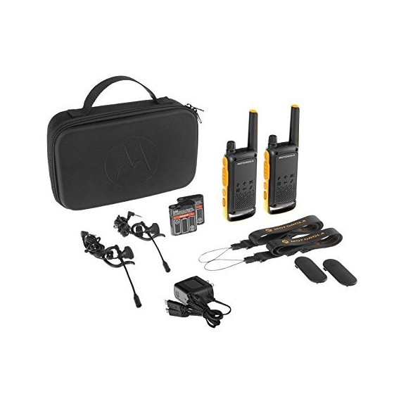 Motorola Talkabout T82 Extreme Twin Pack two-way radio 16 channels Black,Orange