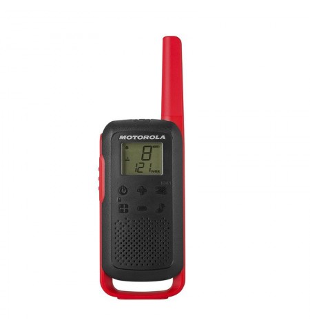 Motorola TALKABOUT T62 abipusio radijo ryšio įrenginys 16 kanalai 12500 MHz Juoda, Raudona