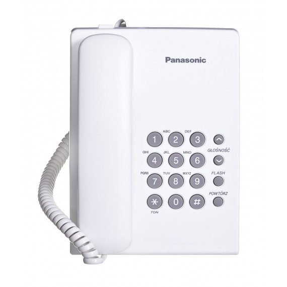 Panasonic KX-TS500PDW telefonas Analoginis telefonas Balta