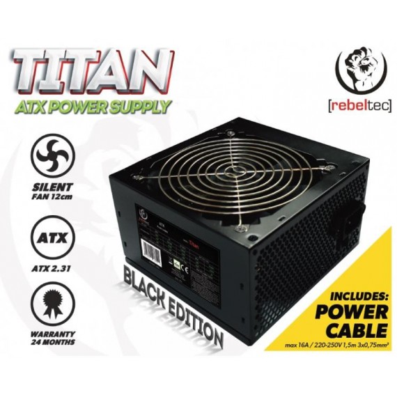 Rebeltec TITAN 600 ATX power supply ver. 2.31