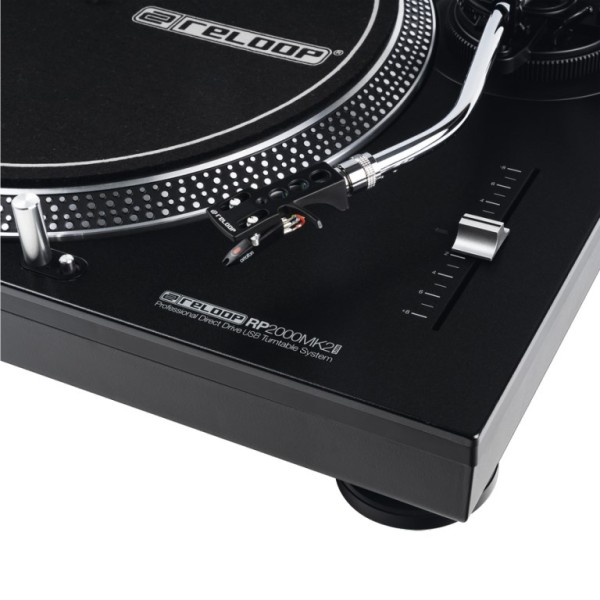 Reloop RP-2000 USB MK2 DJ turntable Direct drive DJ turntable Black