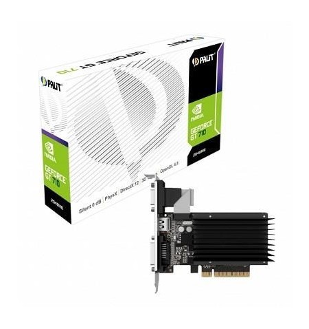VGA PCIE8 GT710 2GB GDDR3/NEAT7100HD46H PALIT