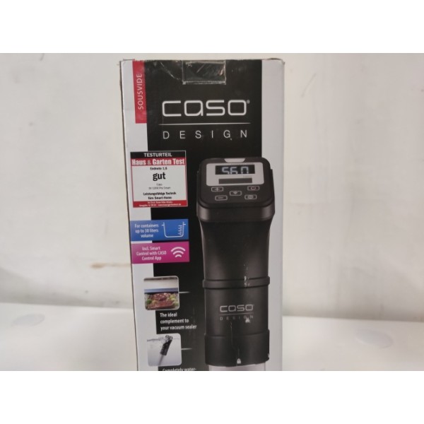 Ecost prekė po grąžinimo, Caso (SV 1200 Smart / 1200 Pro Smart) - Sous Vide viryklė, visiškai atspar